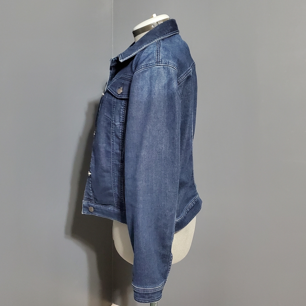 New York & Company Blue Denim Jean Jacket for Women Size XL - Picture 2 of 6
